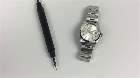how to adjust a vintage rolex bracelet